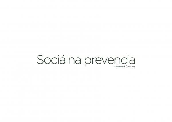 Časopis Sociálna prevencia