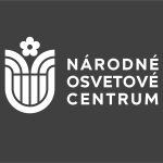NOC logo - čierno-biele inverzné