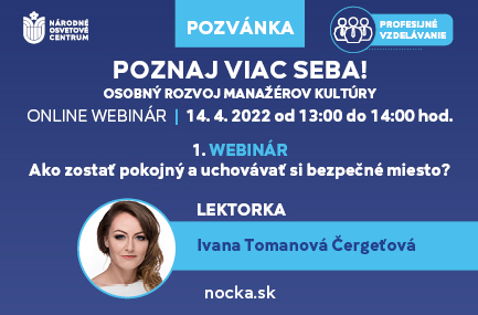 pozvánka na vzdelávaciu akciu Poznaj viac seba!