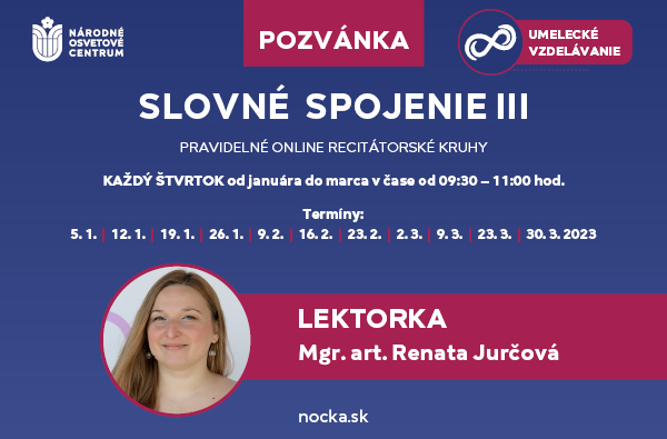Pozvánka na cyklické vzdelávanie: Slovné spojenie III