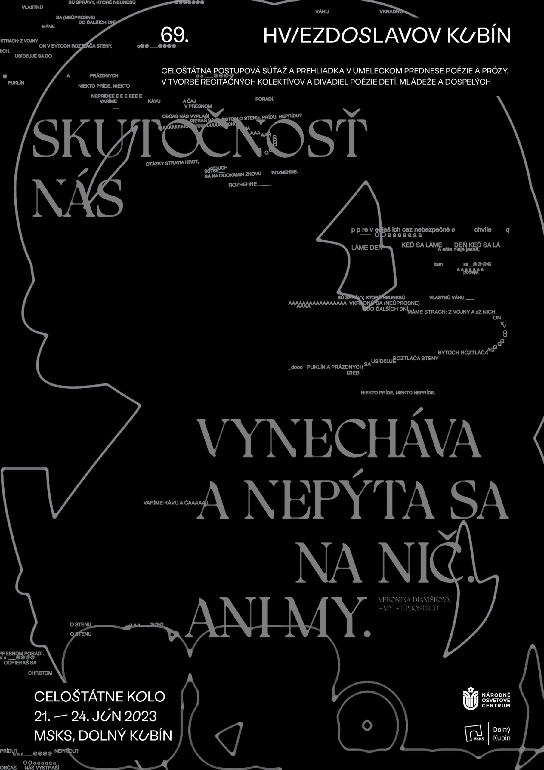 Hviezdoslavov Kubín 2023 ideový plagát