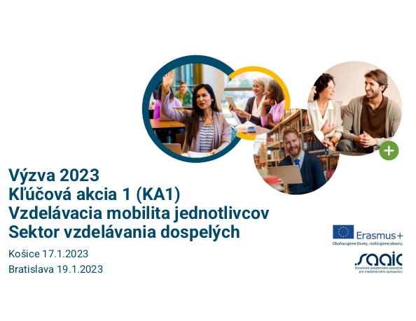Prezentácia zo seminára Ako pripraviť krátkodobý projekt KA122 v sektore vzdelávania dospelých