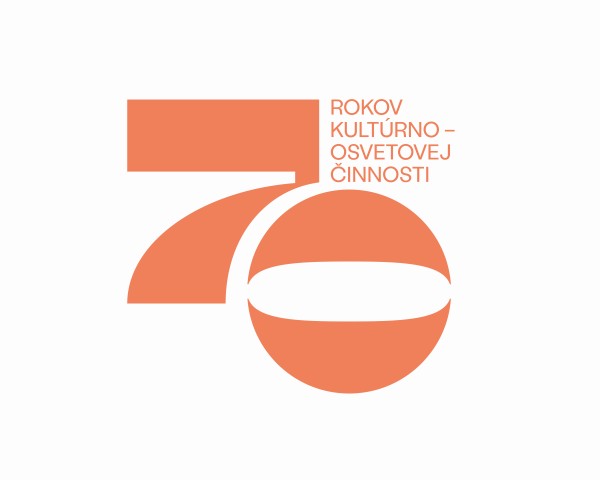 70 rokov kultúrno-osvetovej činnosti, logo