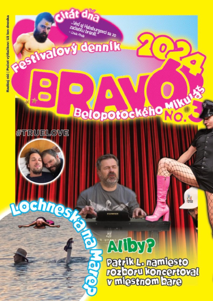 Belopotockého Mikuláš 2024 festivalový denník BRAVO 3