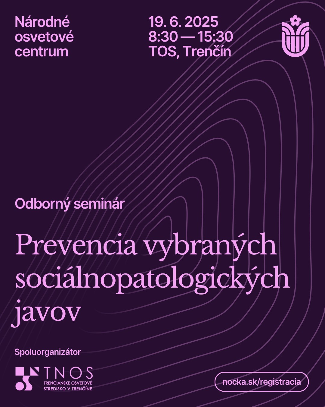 Prevencia sociálnopatologických javov 20250619 pozvánka Prevencia sociálnopatologických javov 20250619 pozvánka