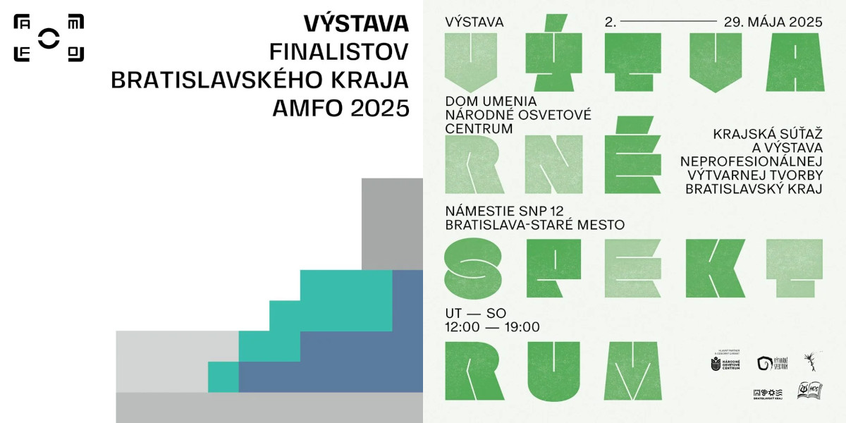 Výstava AMFO 2025 a VÝTVARNÉ SPEKTRUM 2025