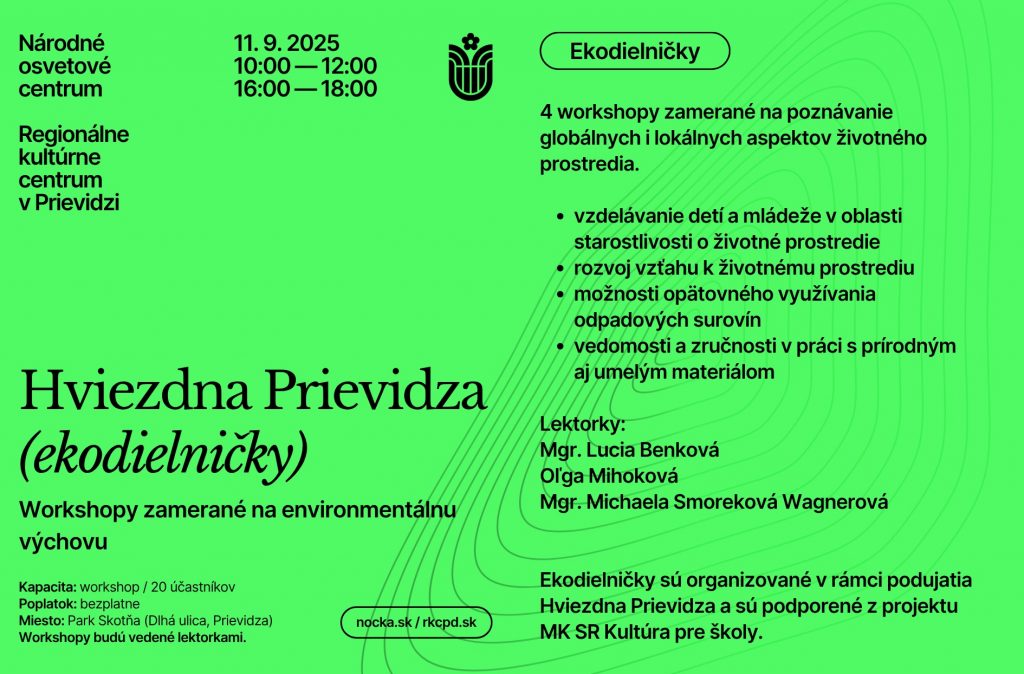 Hviezdna Prievidza 11.9.2025, pozvánka