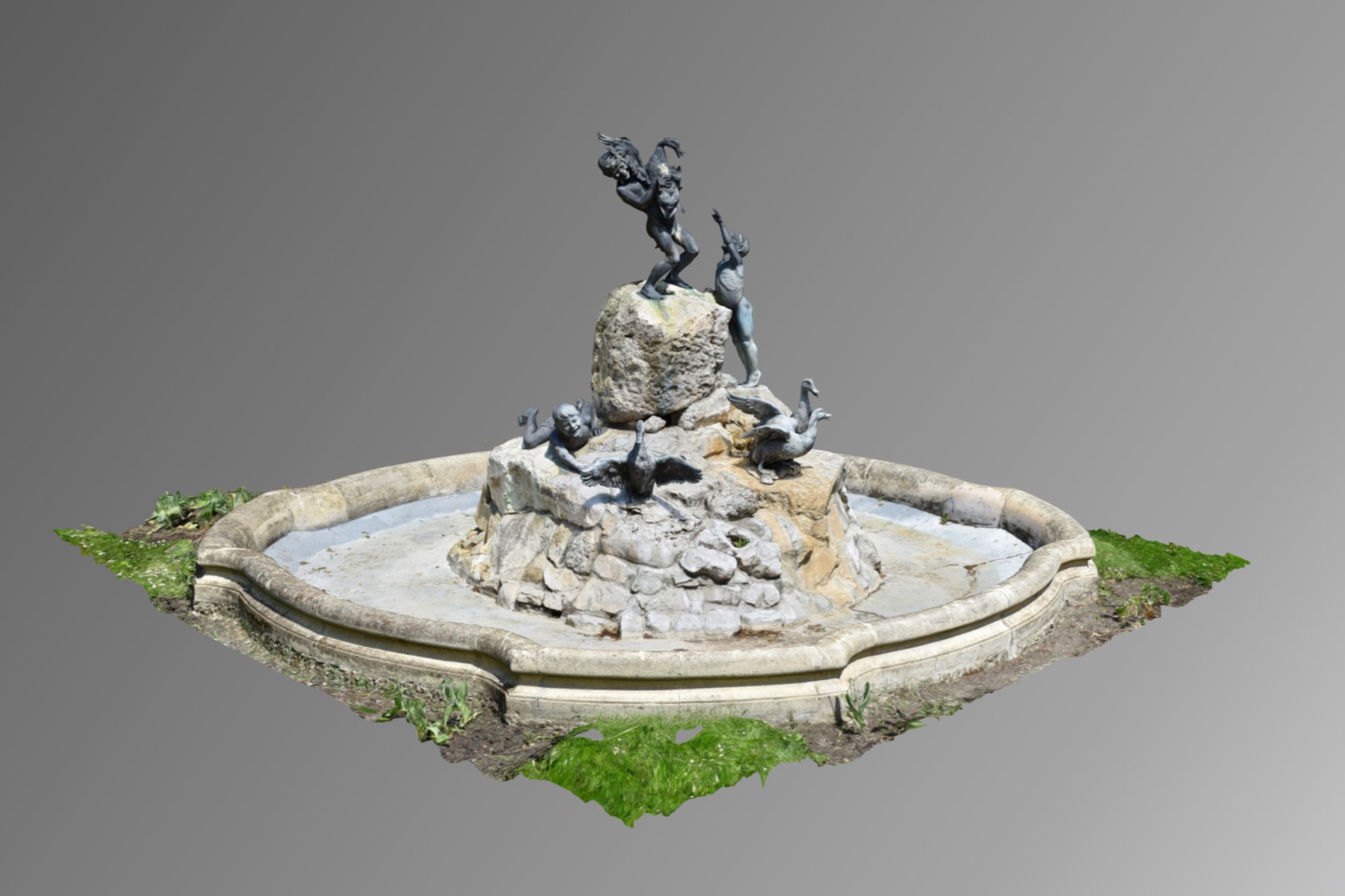 Kačacia fontána v Bratislave