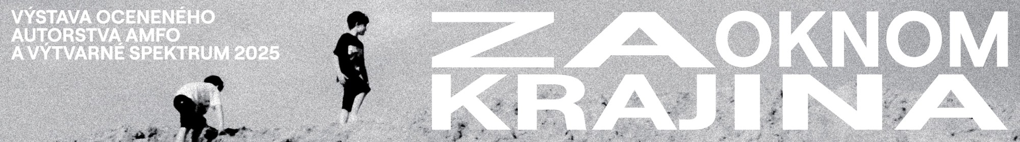 banner k výstave Za oknom krajina