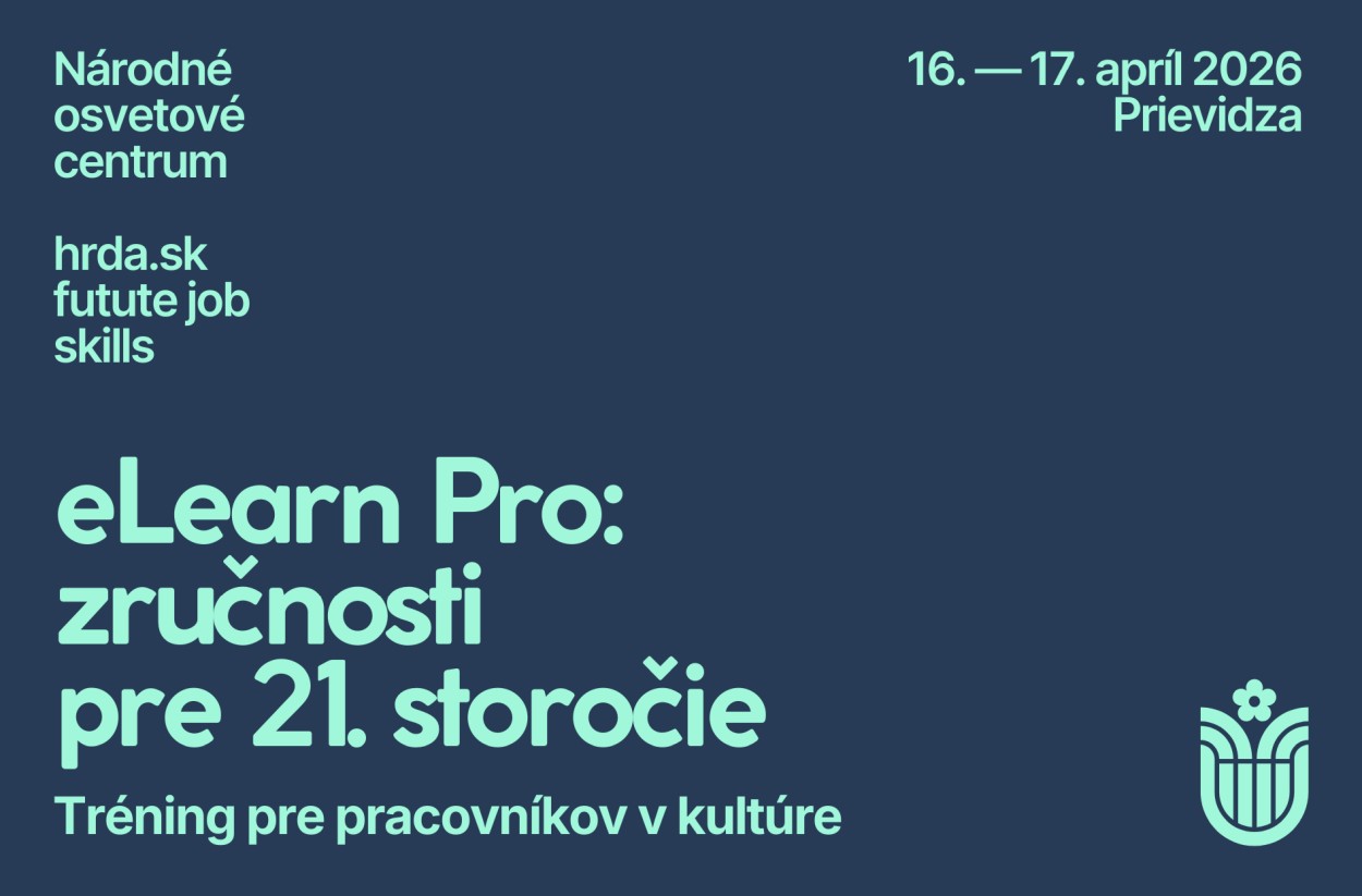 Pozvánka na workshop eLearn Pro zručnosti pre 21 storočie, 16.-17.4.2026 v Prievidzi