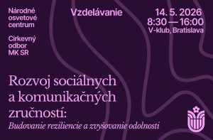 Odborný seminár Budovanie reziliencie a zvyšovanie odolnosti, 14. 5. 2026