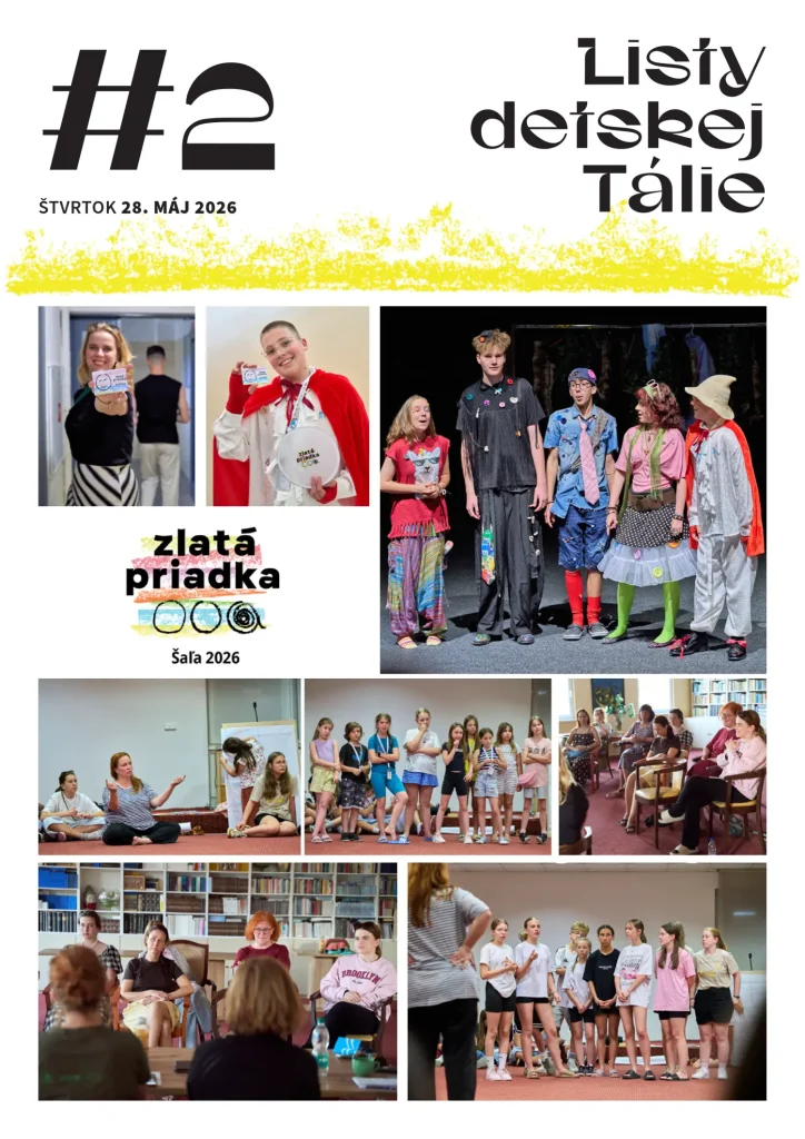 Zlatá priadka 2026 Listy detskej Tálie 02, obálka