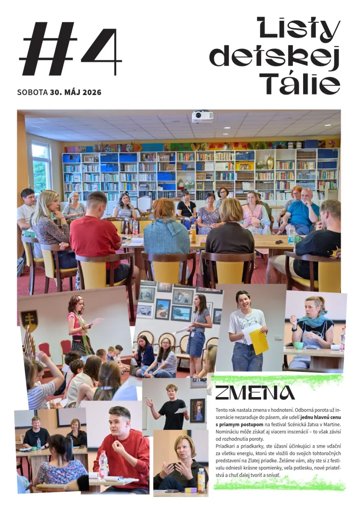 Zlatá priadka 2026 Listy detskej Tálie 04, obálka